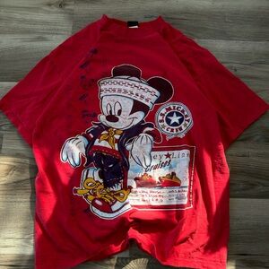 Disney Red Mickey Mouse Tee